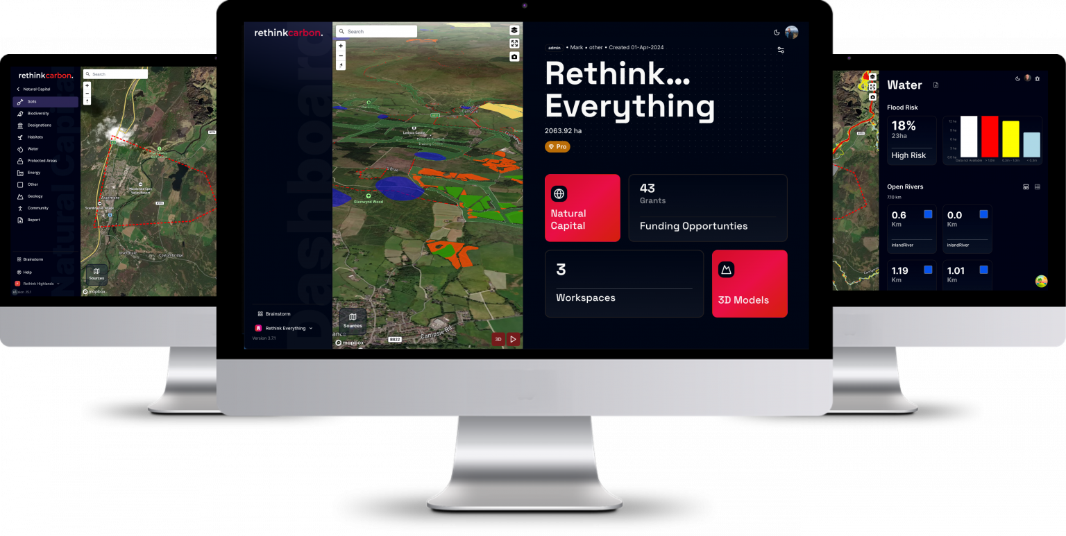 Rethink Carbon Web platform
