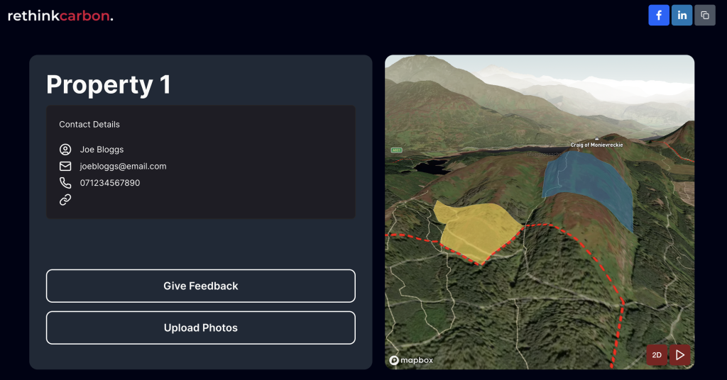 Feedback homepage
