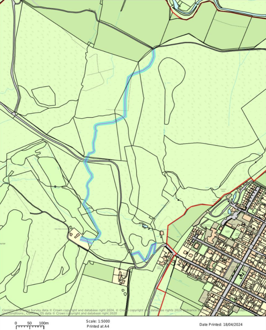 Track Plan for Multi Use Paths