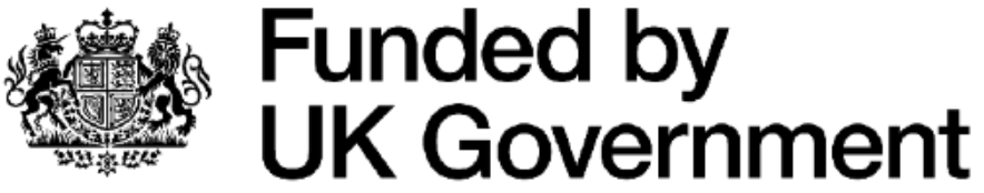 Funded bu UK Government logo